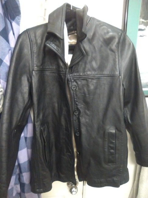 Jim & Marylou Black Leather Jacket