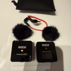 Rode Wireless GO II Single Channel Wireless Microphone System, Black