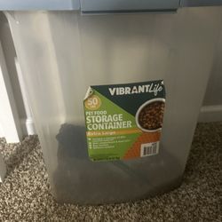 50 Lb Pet Food Container With Latch