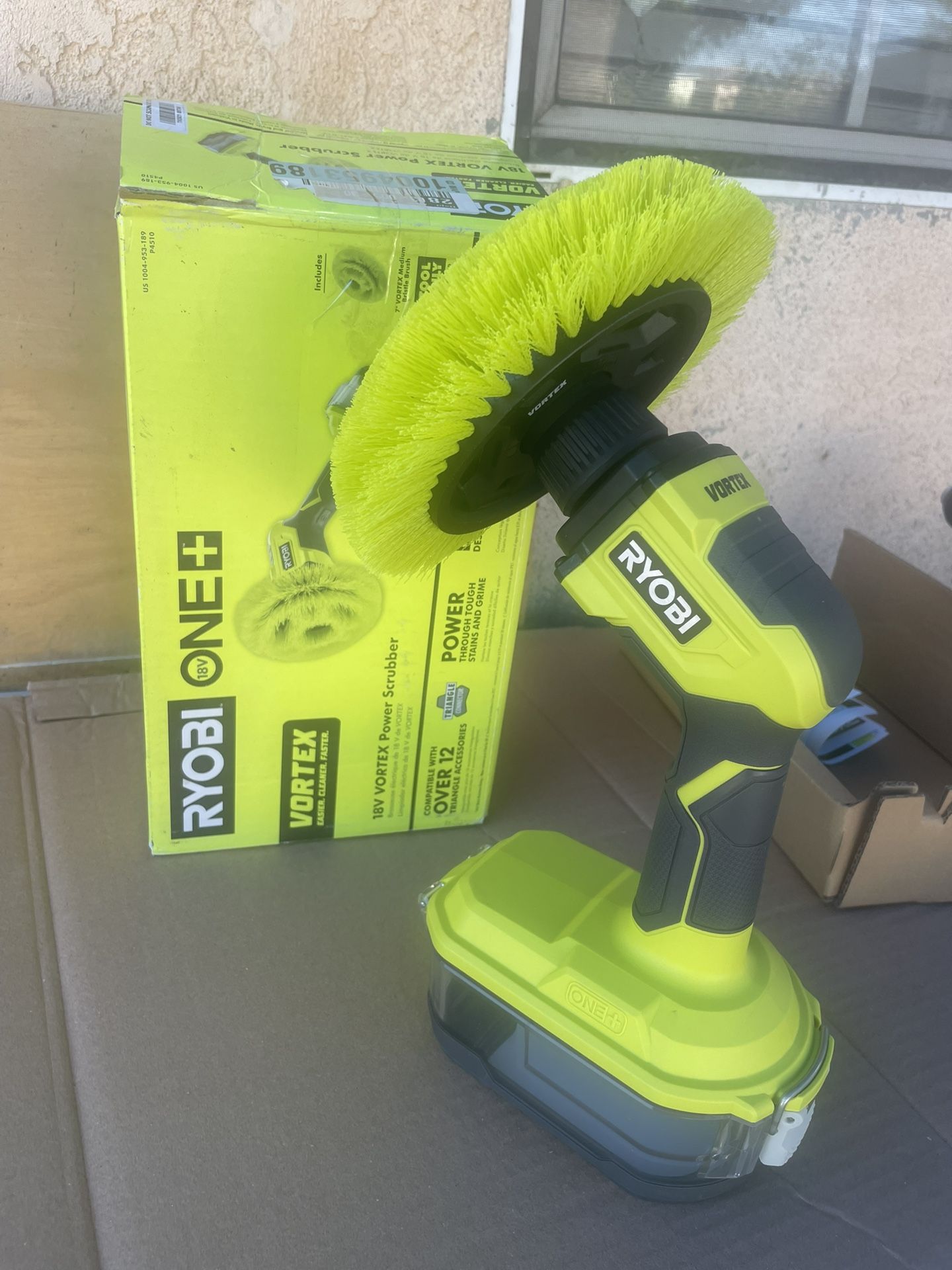 RYOBI ONE+ 18V Cordless VORTEX Power Scrubber (Tool Only)