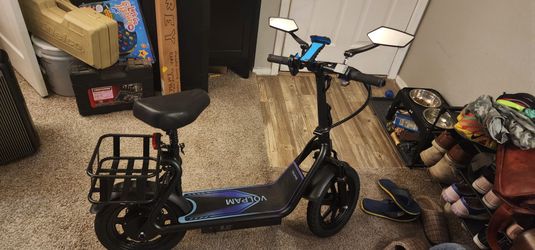 Volpam Electric Sit Down Scooter with Kryptonite lock