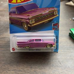 Hot Wheels '59 Chevy Impala, Chevy Bel Air 4/5 - Pink