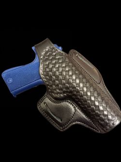 1911 Full Size 5" Black Leather Pancake Holster
