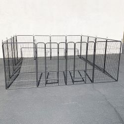 $270 (NEW) Large 10x10 FT Heavy Duty 48” Tall 16-Panel Pet Playpen Dog Crate Kennel Exercise Cage Fence 