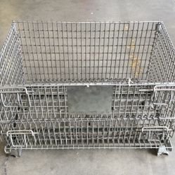 Heavy Duty Folding Wire Storage Baskets 32 X 20 X 18 $65.00 Each
