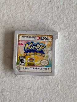 Nintendo 3DS Kirby Triple Deluxe game