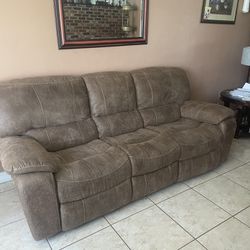 Leather Recliner couch