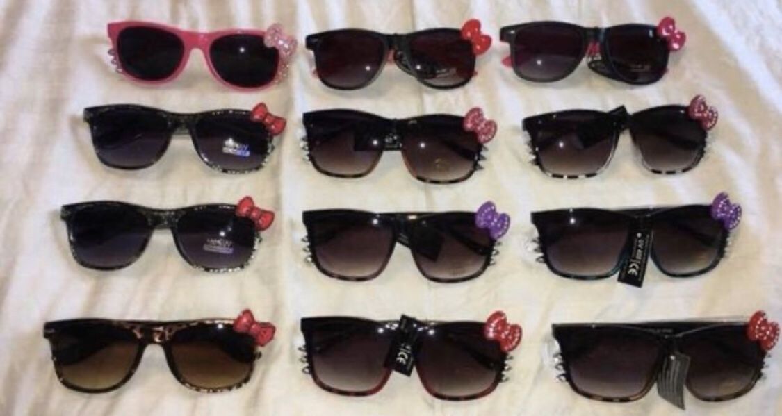 Cute hello Kitty sunglasses brand New in plastic for kids probably 7-teens or adults $5 Each