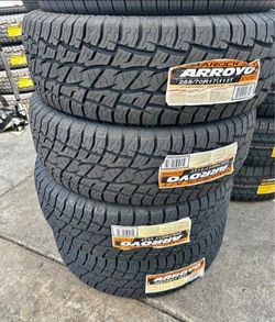 265/70R17 Arroyo A/T Set Of 4 New Tires