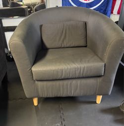 IKEA Tullsta black arm chair