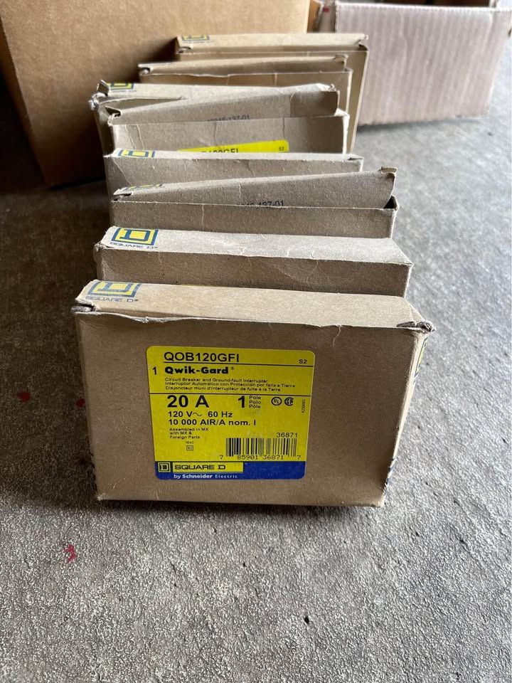 Electrical Breakers, Fuses And Boxes