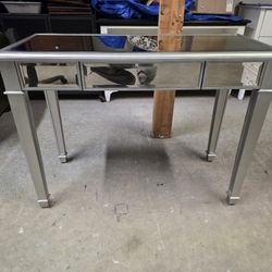 Pier 1 Imports Silver / Mirrored Console Table or Desk