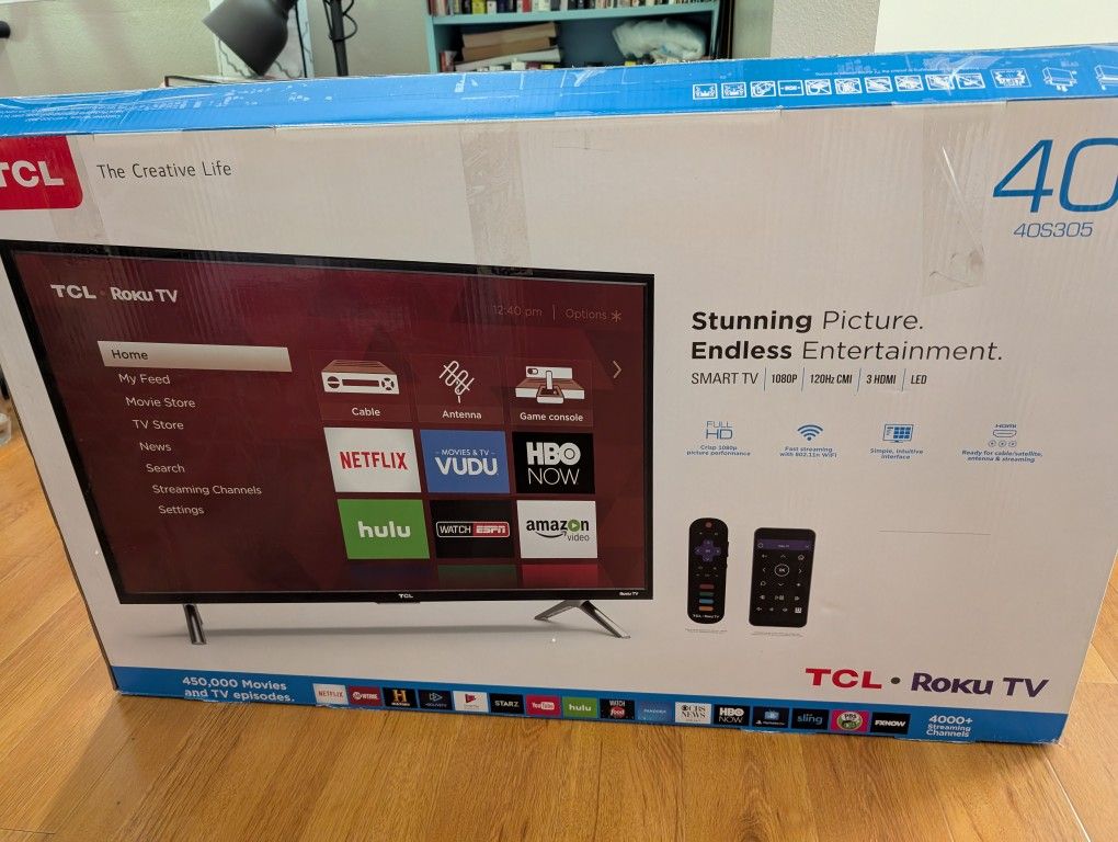 TCL 40" TV model 40S305