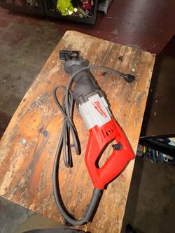 $120 Milwaukee reciprocating saw 12 amp