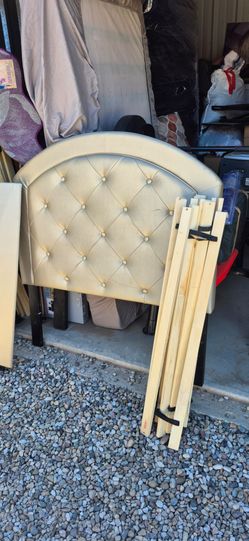 Twin size head board foot board and frame