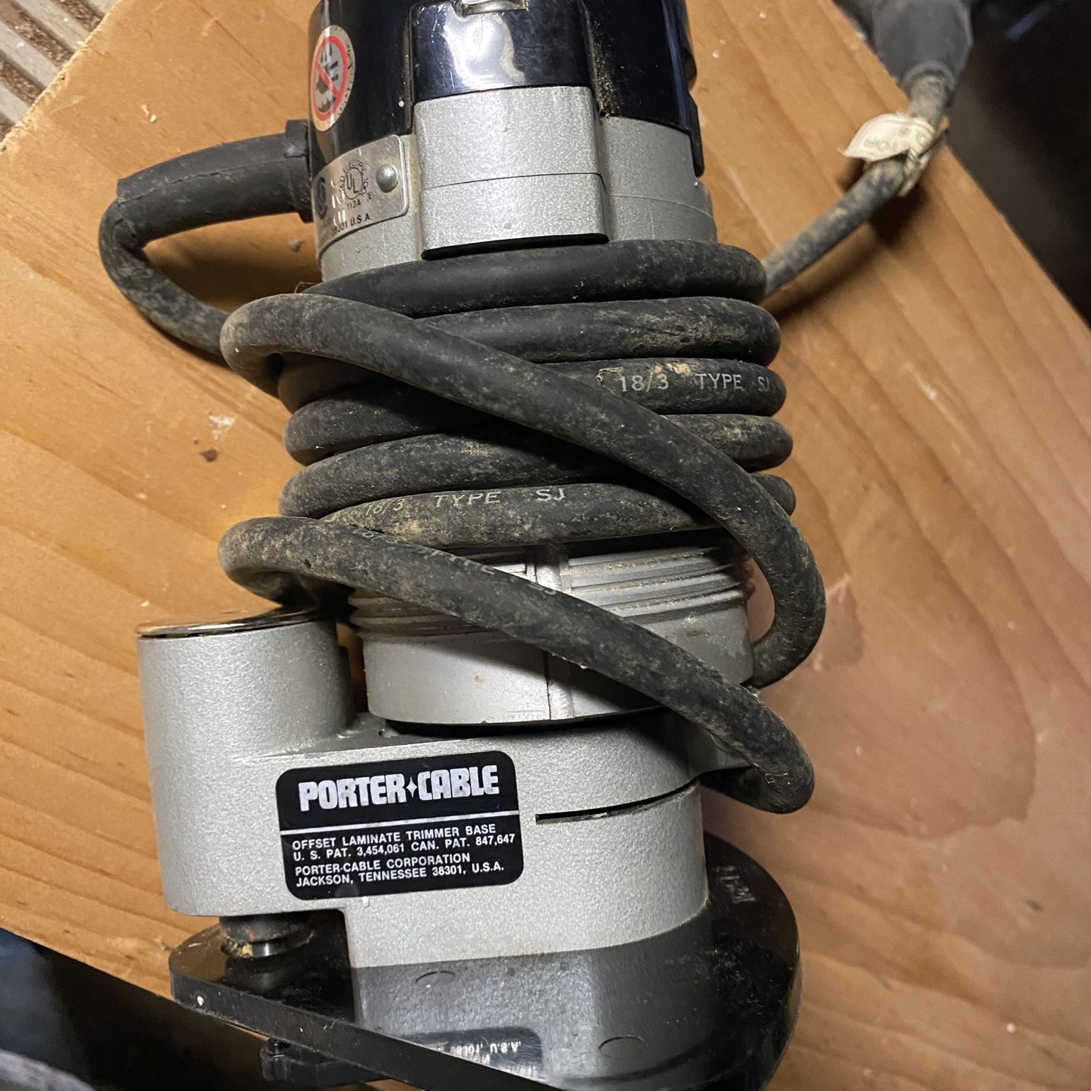 Porter Cable Model 3102 HD Laminate Trimmer Base Power Unit