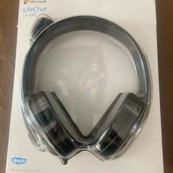 New- Open Box - Microsoft lifechat lx-3000 headset- over ear with microphone