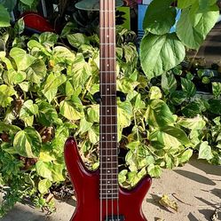 Ibanez GSR200-TR Gio Soundgear-Transparent Red-4 String Bass 