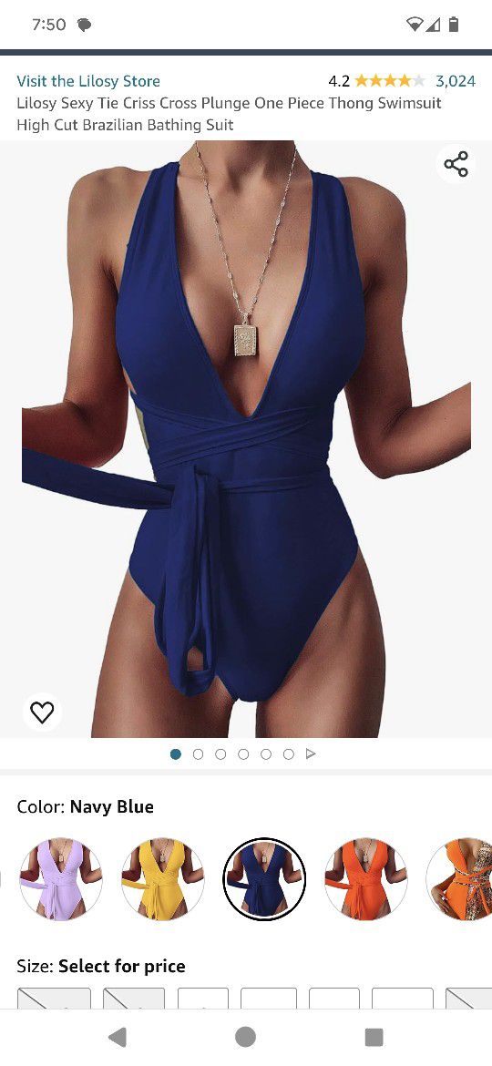 Brand New Blue Swimsuit Size Small