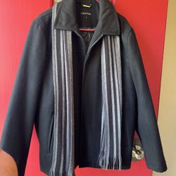 Men’s Wool Calvin Klein Jacket (Large)