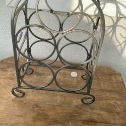 Table With Wine Holder