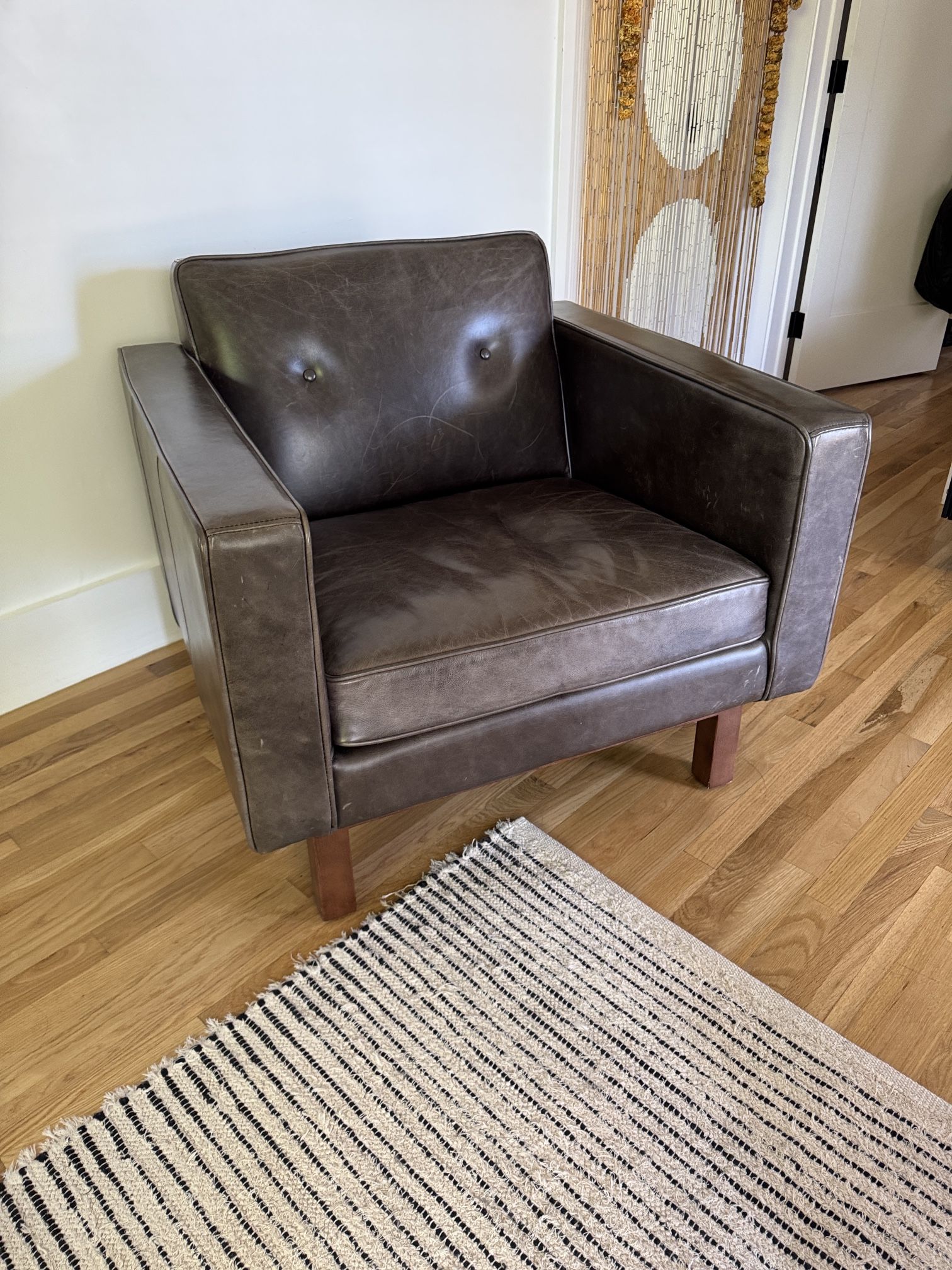 Leather Accent chair