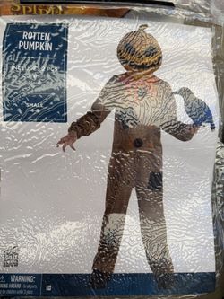 Rotten Pumpkin Kids Costume 