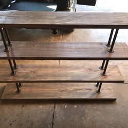 Rustic Bookshelf 4 Tier
