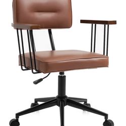 Leather swivel Office chair 