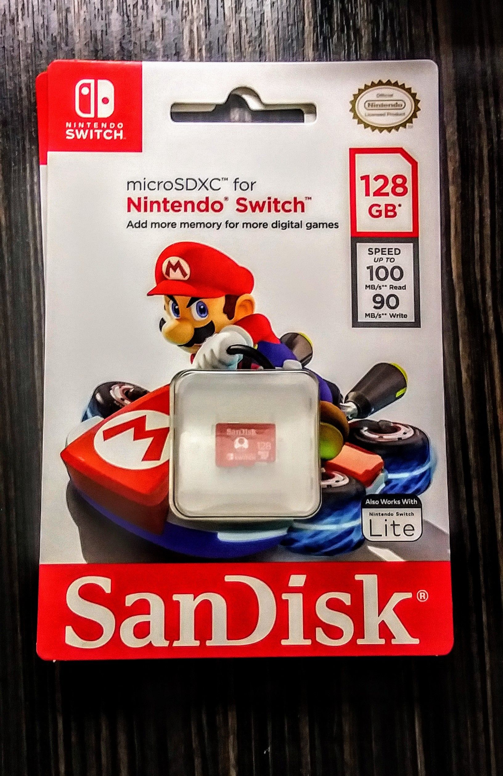 SanDisk micro SDXC for Nintendo switch