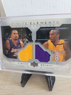 Lakers  Kobe  Bryant  Derek  Fisher   Jersey  Card