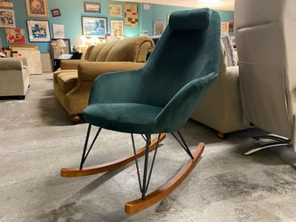 ASHCRAFT IMPORTS Modern Forest Green Rocker