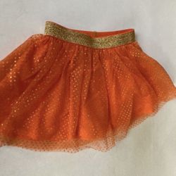 Tutu | Orange/Gold Tutu Size 2T Perfect For Halloween
