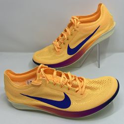 Nike ZoomX DragonFly 2 Track Distance Spikes FD8413 800 Citron Men's Size 11