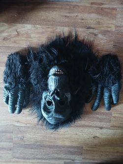 Gorilla HEAD And Hands Costume