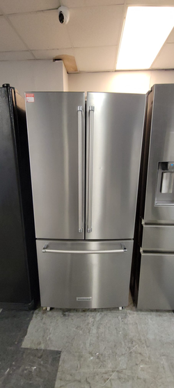 KitchenAid French Door Fridge – Stainless, Ice Maker, Bottom Freezer