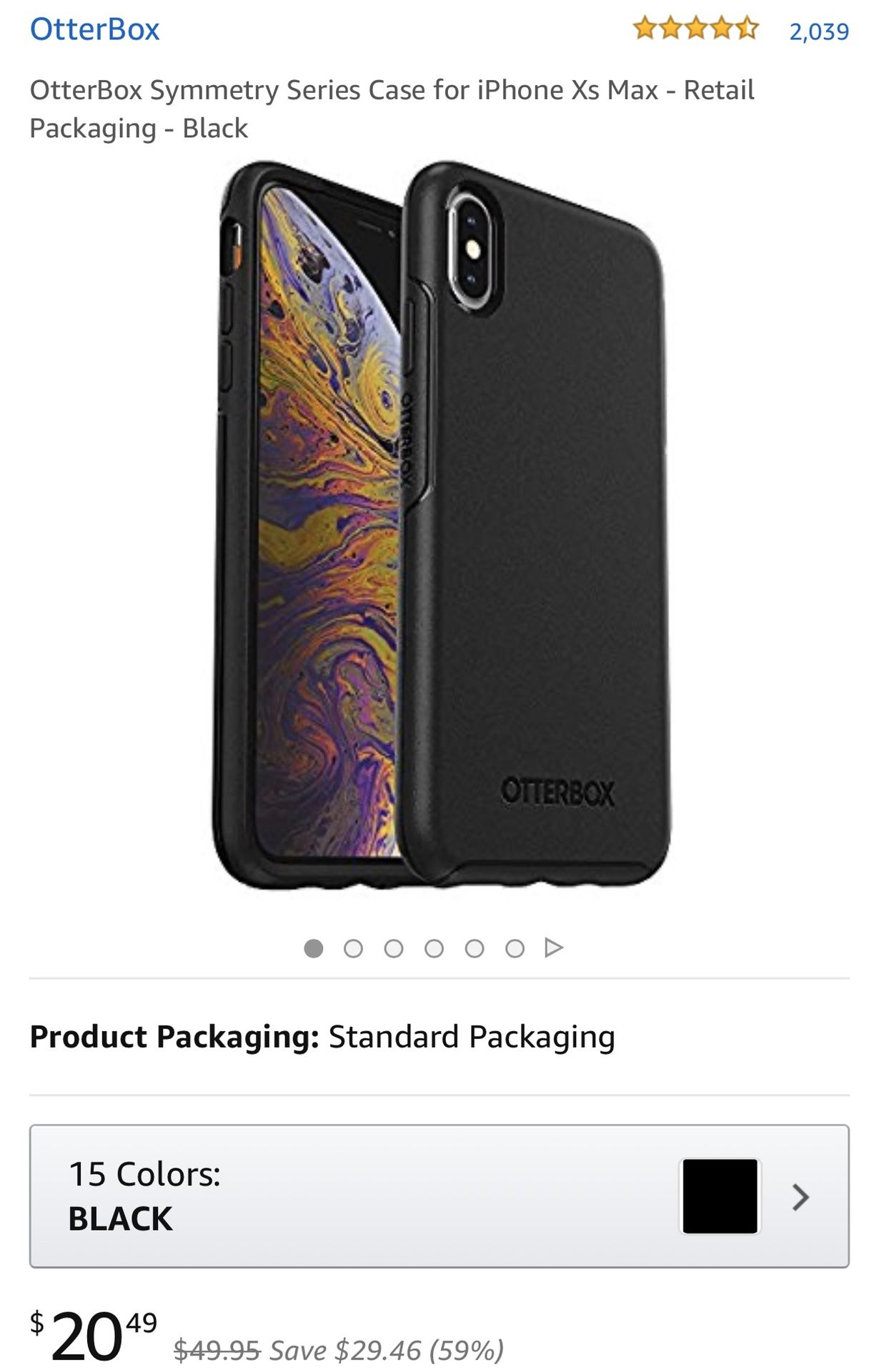 iPhone XS MAX Symmetry Series Case