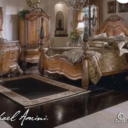 AICO by Michael Amini Eden 5PC king size bedroom set