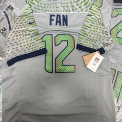 Seattle Seahawks Jaxon Smith Njigba JSN  And 12 FAN Nike Stitched Jersey, Mens S to 3XI