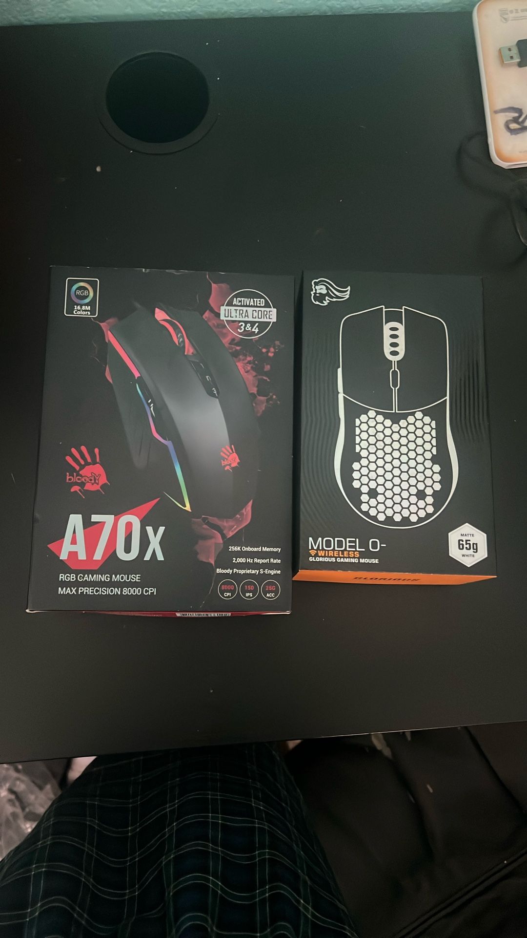 $55 (OBO) - Bloody A70x + Wireless Glorious Model O-