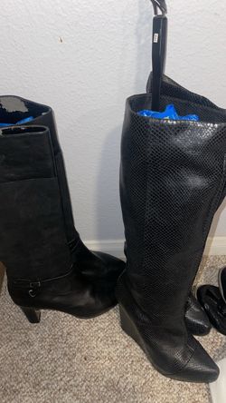 Ralph Lauren & boutique9  size 8.5 Knee-High Heeled Boots – 2 Pairs