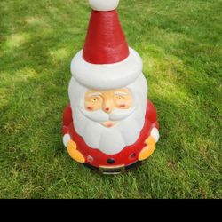Large Concrete Rare Santa Claus CHRISTMAS  Statue 