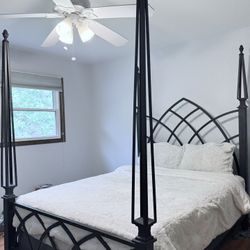 Beautiful, Wrought iron Queen Bed Frame