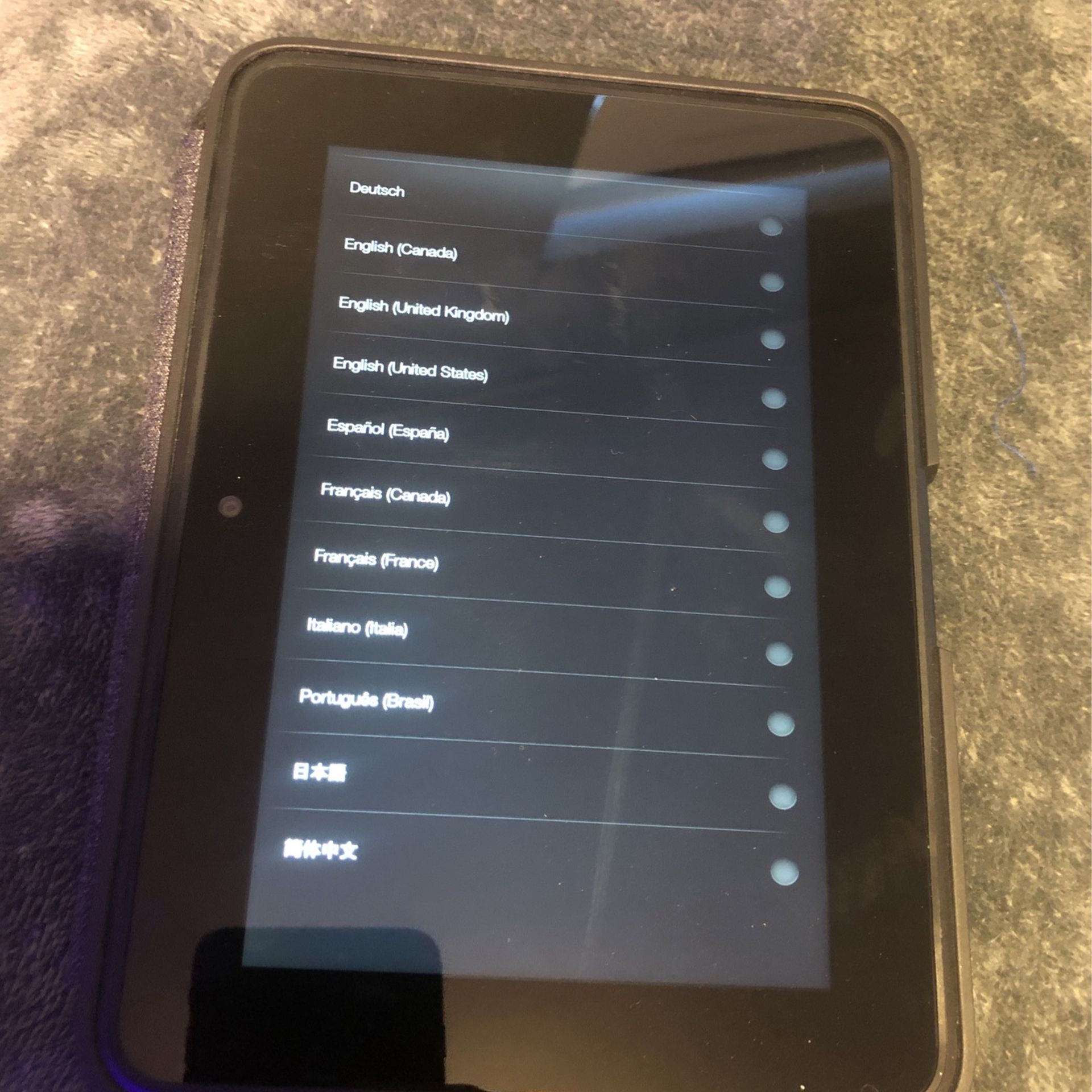 Kindle fire