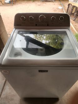 Washer maytag can̈on size Capacity Plus Tub Whit Warranty $300
