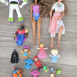 Kids Animal & Character Figure Toy Lot