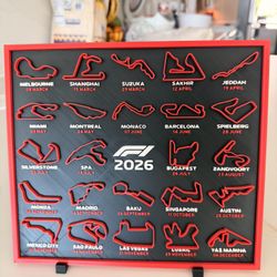 Formula One 2026 Track Calendar