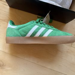Green Adidas Gazelles 