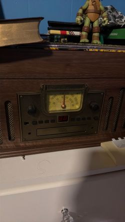 Record player and cd player including some cds
