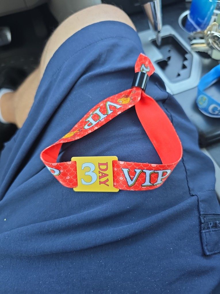 SUMMER SMASH VIP 3 DAY WRISTBAND FOR SALE 